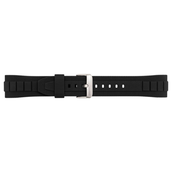 Casio 10328600 black rubber strap 20mm MTF-E001-1AV, MTF-E001-7AV, MTF-E002-7AV and MTF-E002B-1AV