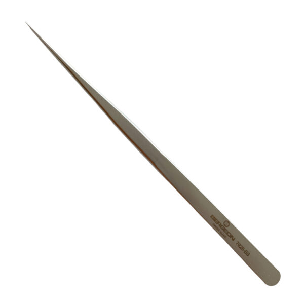 Bergeon 7026-SS antimagnetic stainless steel long tweezer 140mm