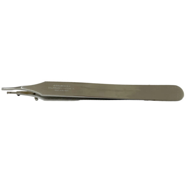 Dumont tweezer Type 9/0, for Breguet hairsprings spirals, stainless steel-carbon, 110 mm - Image 3