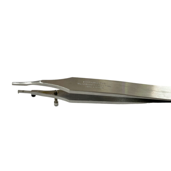 Dumont tweezer Type 9/0, for Breguet hairsprings spirals, stainless steel-carbon, 110 mm - Image 2