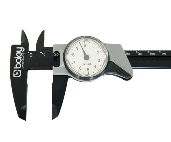 Boley precision plastic calliper gauge with analogue clock 0-150 mm - Image 4