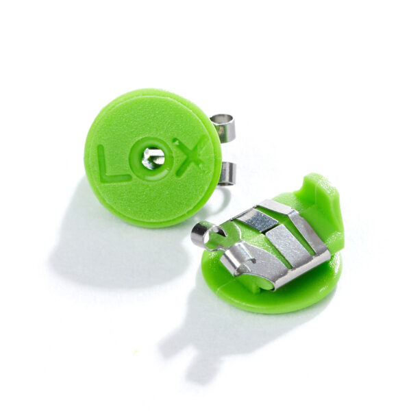 LOX classic locking earring backs green colour - Image 2