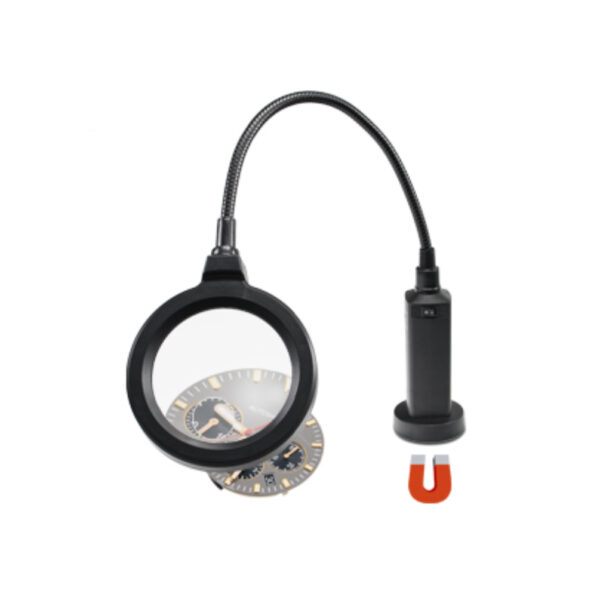 LED Magnifying lamp with magnetic base 16 LEDs