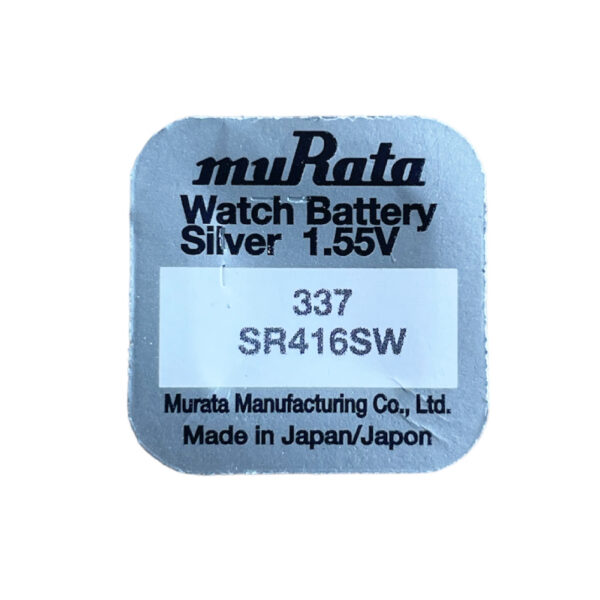 Murata/Sony 337 batteries for quartz watches with silver oxides 1.55 volts - Image 2