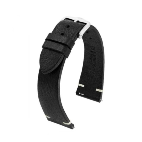 Hirsch Bagnore L black watch strap 19 mm 05502050-2-19