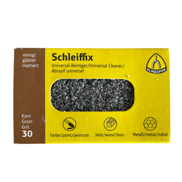 Klingspor Schleiffix universal cleaning block abrasive for metals, grit 30