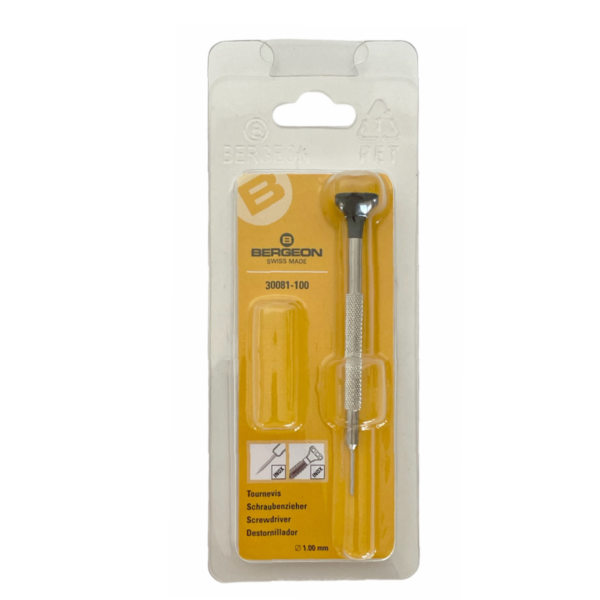 Bergeon 30081-100 stainless steel screwdriver 1.00mm - Image 2