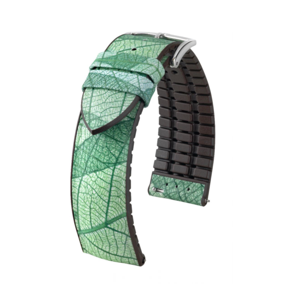 Hirsch Leaf green watch strap 20 mm 0921046040-2-20