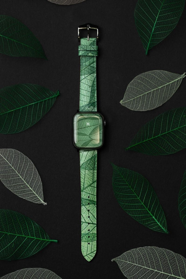 Hirsch Leaf green watch strap 20 mm 0921046040-2-20 - Image 2