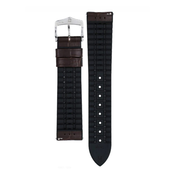 Hirsch George L dark brown calf leather watch strap 20 mm 0925128010-2-20 - Image 2