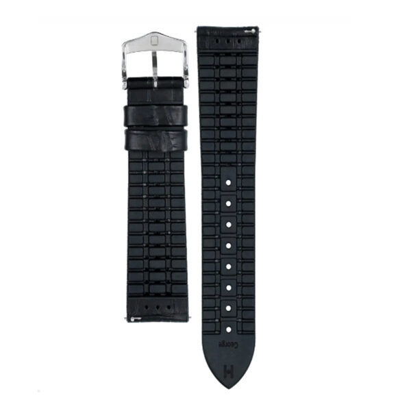 Hirsch George L black calf leather watch strap 20 mm 0925128052-2-20 - Image 3