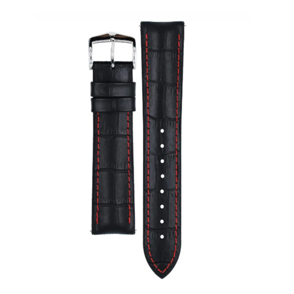 Hirsch George L black calf leather watch strap 20 mm 0925128052-2-20 - Image 2