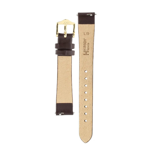 Hirsch Toronto M brown calf leather watch strap 18 mm 03702110-1-18 - Image 2