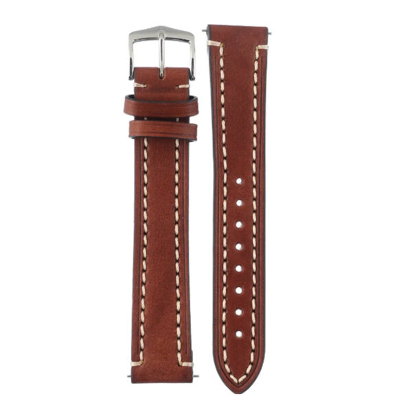 Hirsch Liberty Artisan XL brown calf leather watch strap 20 mm 10920210-2-20 - Image 3