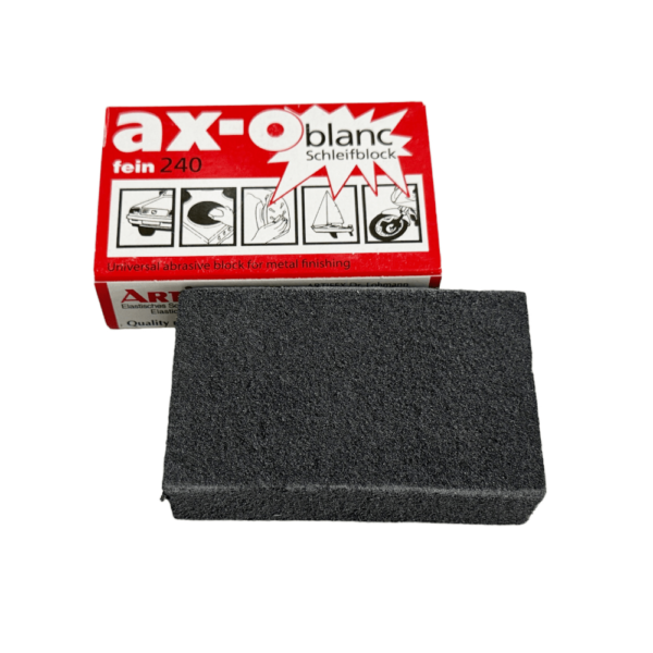 Artifex abrasive sponge ax-o blanc for grinding, matting, rust removal, cleaning and polishing - 240 coarse