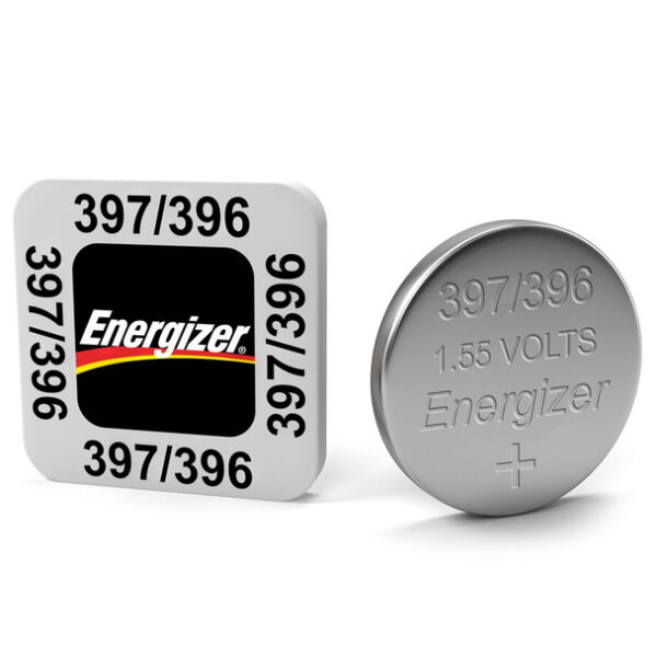 Energizer 397/396 SR59 / SR726SW watch batteries with  silver oxide