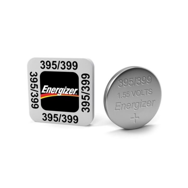 Energizer 395/399 SR57 / SR927SW watch battery with silver oxide