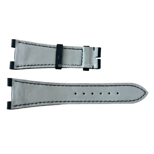 New leather black strap for Patek Philippe watches 25 x 12 mm - Image 3