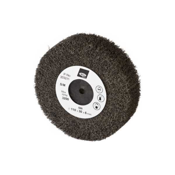 Satiflex Grinding wheel medium Ø 110 x 30 x 6 mm, carbon silicide