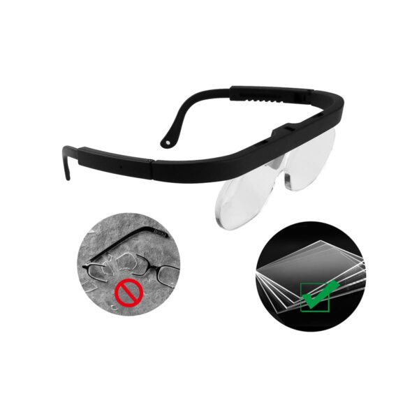 Eyeglasses with exchangeable lens for jewellers and watchmakers 1.5x, 2.5x and 3.5x - Image 8