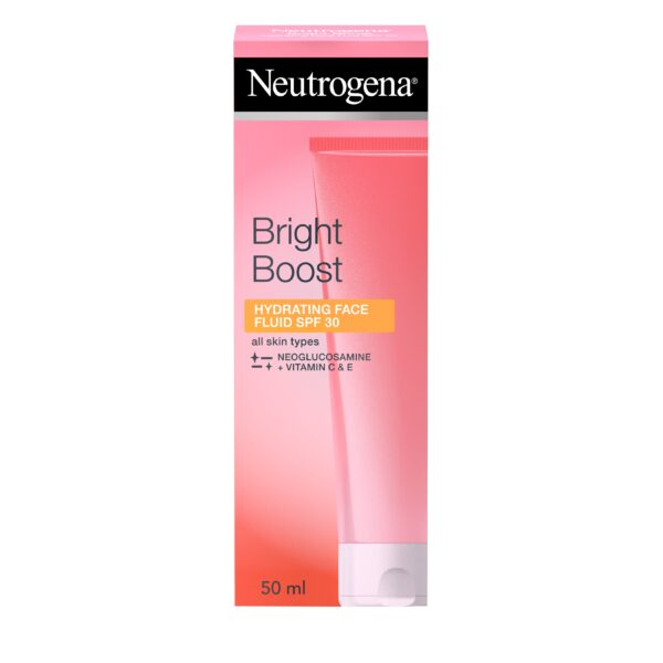 Hydrating Face Fluid SPF30, Neutrogena Bright Boost 50 ml. - Image 2