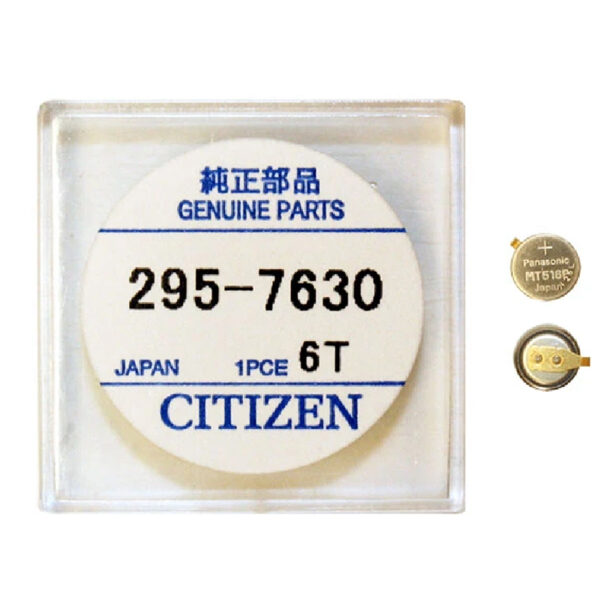 Citizen 295-763 (295-7630) MT516F capacitor battery for Eco-Drive watches