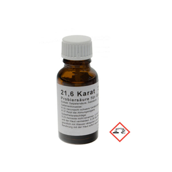 Test Acid for Gold 22k 900 GoldSmith 20ml Germany