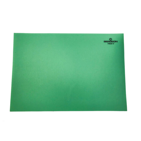 Bergeon 7808-V green mat watchmaker bench top, soft–anti-skid