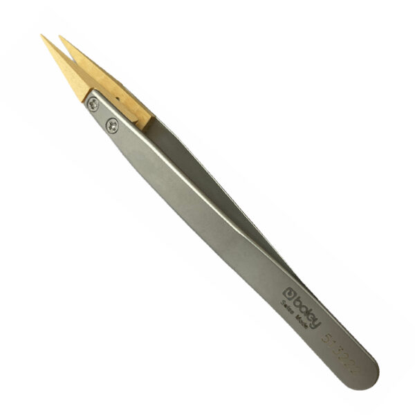 Boley antimagnetic tweezers with wooden tips 130 mm