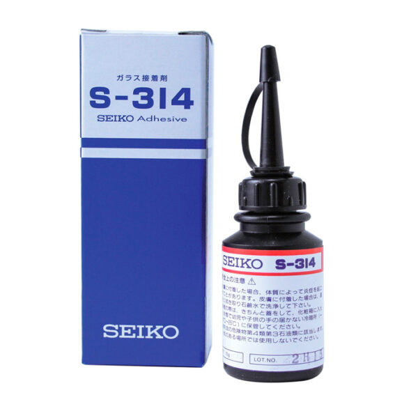 Seiko S-314 Watch Glass UV Glue 10g Mineral and Sapphire Glasses