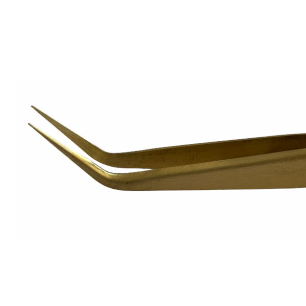 Horotec MSA12.303-S5C brass tweezers with fine tips - Image 2