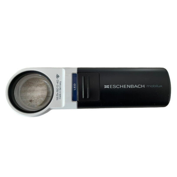 Eschenbach handheld magnifier loupe incl. LED lighting x12.5