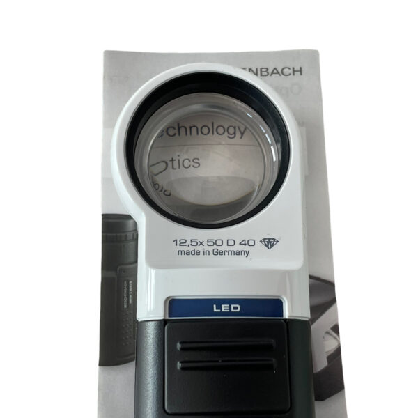 Eschenbach handheld magnifier loupe incl. LED lighting x12.5 - Image 2