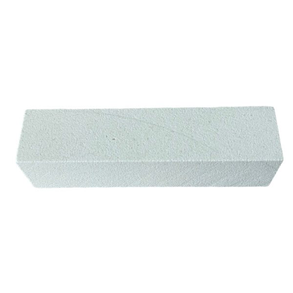 Pumice stone in solid form for dressing/cleaning of silicone polishing wheels