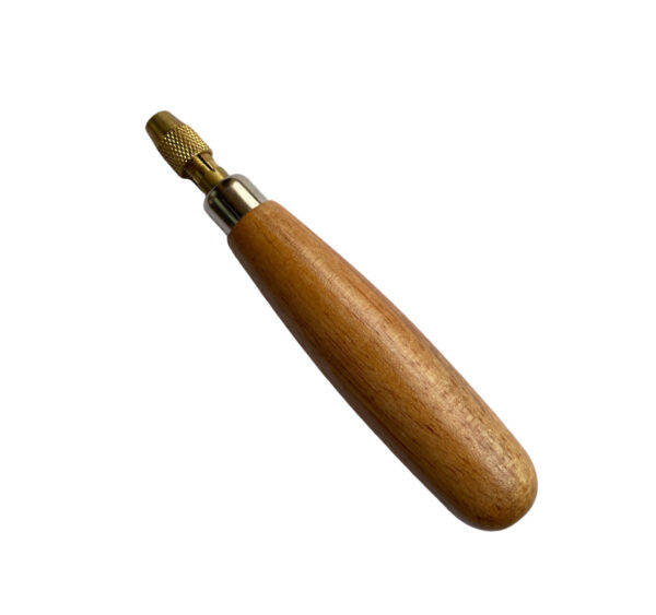 Wooden handle with chuck capacity Ø 3,30 mm for needle files with L 140-160 mm