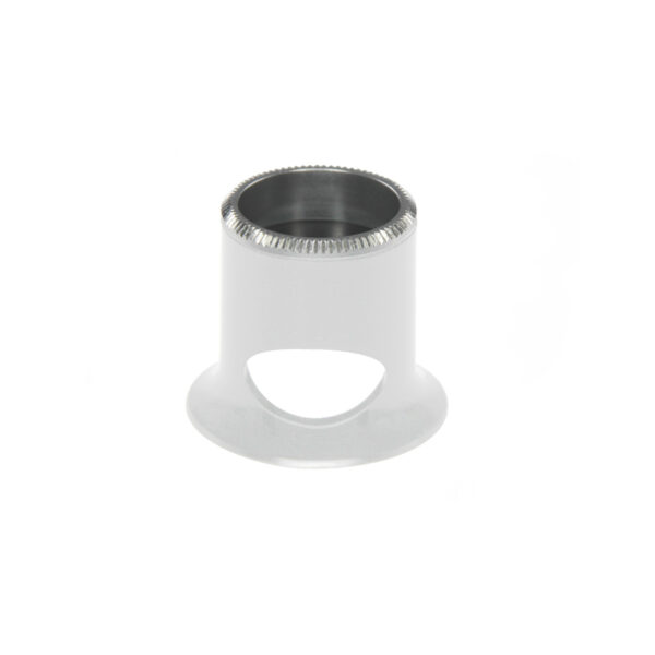 Bergeon 2611-TB-4 loupe, white, biconvex, ventilation port, magnification 2.5x