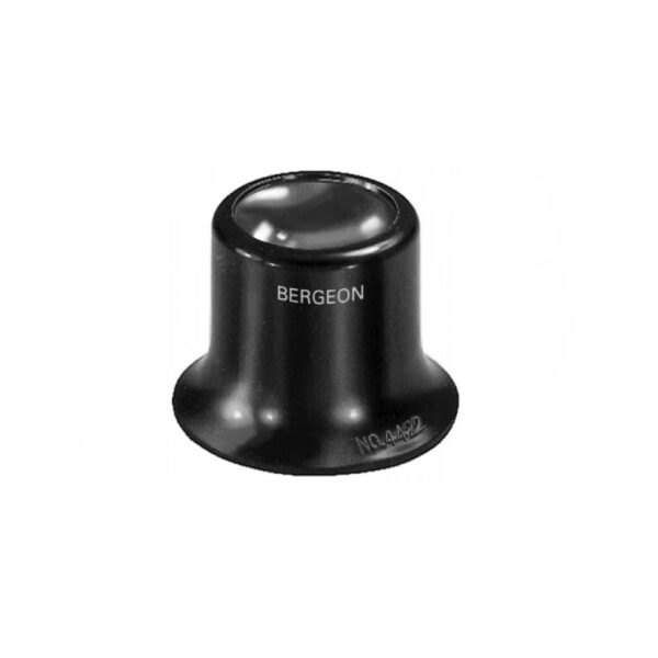 Bergeon 4422-3.5 watchmaker's loupe, plastic housing, inner screw ring, 2,8x magnification