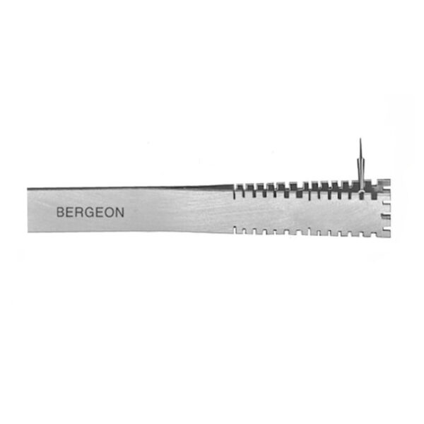 Bergeon 30004 brass watch hands holding tweezers - Image 2