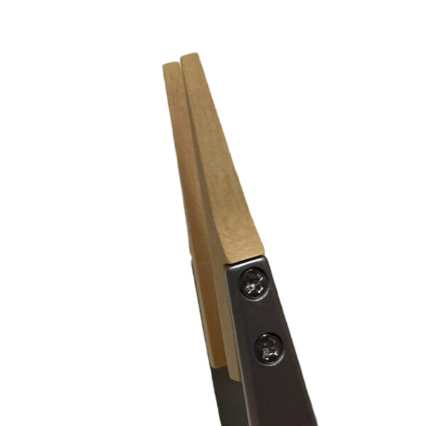 Boley grain tongs with wooden tips tweezer Form F for sensitive components 130 mm - Image 3