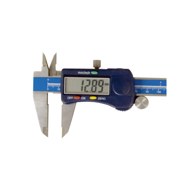 Digital caliper with LCD display and thumb roller, measuring range 0 – 155 mm / 0 - 6 - Image 2