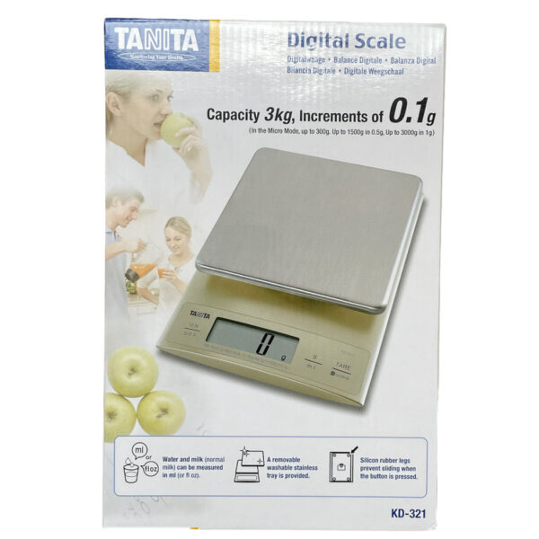 Tanita KD-321 digital scale up to 3000 grams (105oz) - Image 3