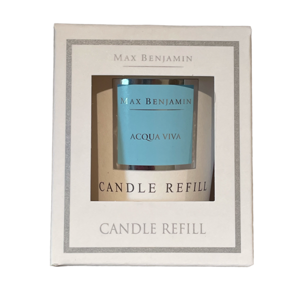 Acqua Viva Luxury Natural Candle Refill Max Benjamin - Image 7