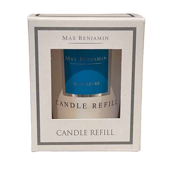 Blue Azure Luxury Natural Candle Refill Max Benjamin - Image 3