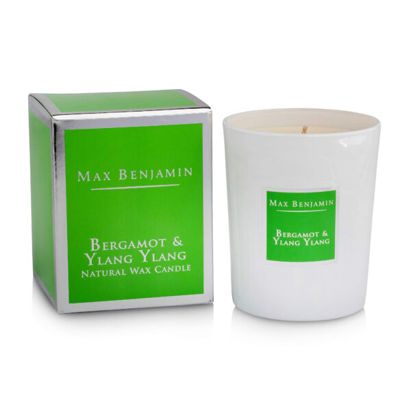 Max Benjamin Luxury Natural Candle Bergamot & Ylang Ylang