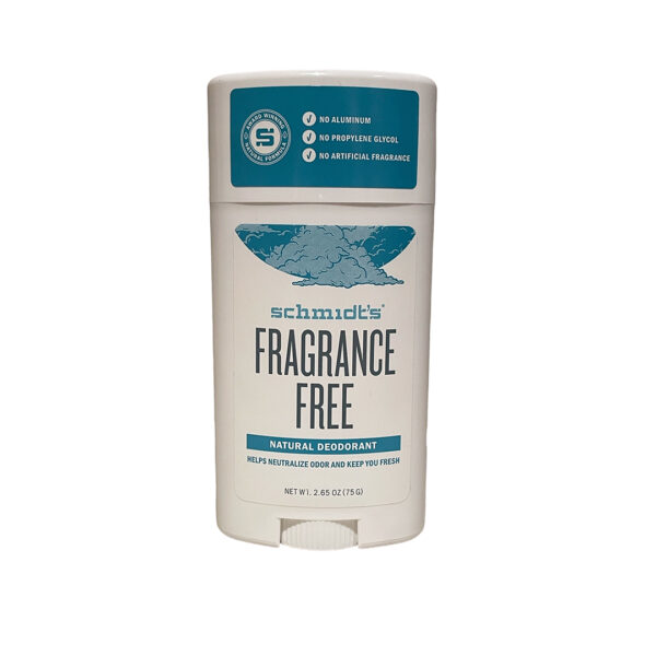 Natural Deodorant Fragrance Free Schmidt's Naturals