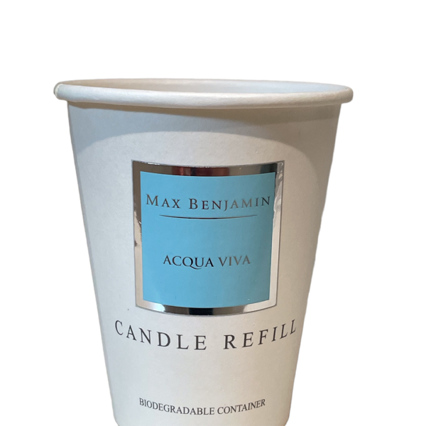 Acqua Viva Luxury Natural Candle Refill Max Benjamin