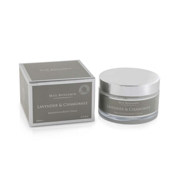 Lavender, Chamomile and Magnesium Body cream Max Benjamin 200 ml.