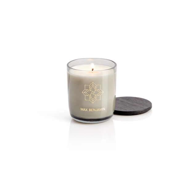 French Linen Water Luxury Natural Candle&Lid Max Benjamin - Image 2