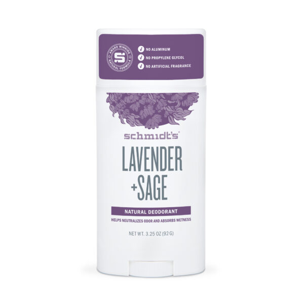 Natural Deodorant Lavender Sage Schmidt's Naturals