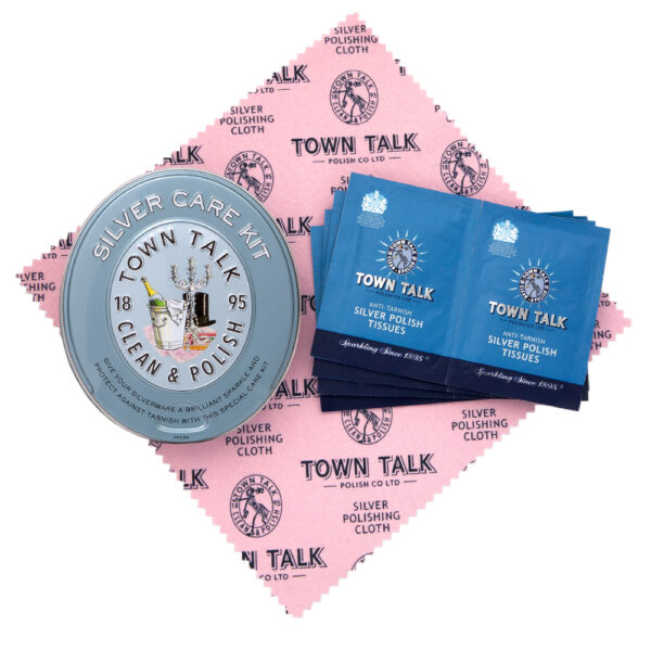 Town Talk silver care kit clean and polishing